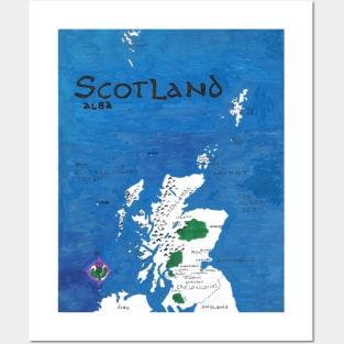 Scotland Posters and Art